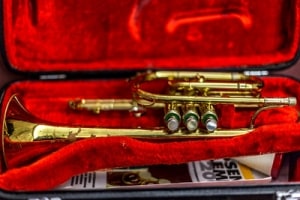 Sell Brass Cornet with all its accessories and the case at B & B Pawn and Gold